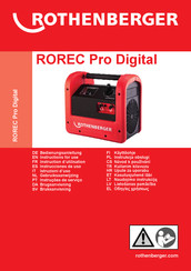 Rothenberger ROREC Pro Digital Instrucciones De Uso