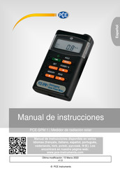 PCE Instruments PCE-SPM 1 Manual De Instrucciones