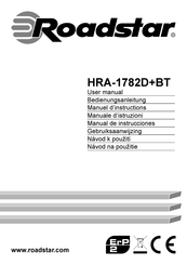 Roadstar HRA-1782D+BT Manual De Instrucciones