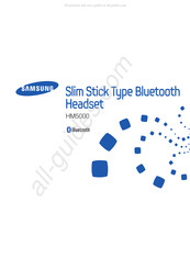 Samsung HM5000 Manual De Instrucciones