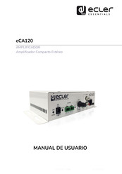 Ecler essentials eCA120 Manual De Usuario