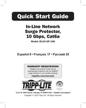 Tripp-Lite B110-SP-10G Guia De Inicio Rapido