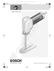 Bosch 0 607 595 100 Manual De Instrucciones