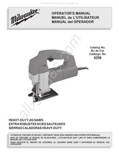 Milwaukee 6256 Manual Del Operador