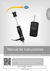 PCE Instruments PCE-WMT 200 Manual De Instrucciones