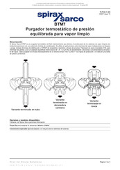 Spirax Sarco BTM7 Manual De Instrucciones