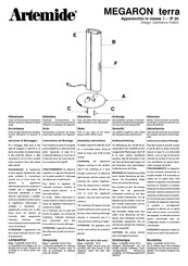 Artemide MEGARON terra Guia De Inicio Rapido