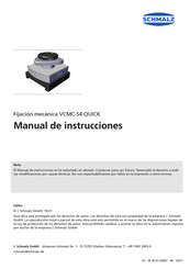 schmalz VCMC-S4 Manual De Instrucciones