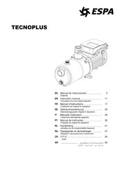 Espa TECNOPLUS Manual De Instrucciones