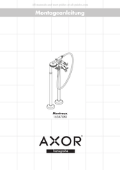 Hansgrohe AXOR Montreux 16547 Serie Instrucciones De Montaje