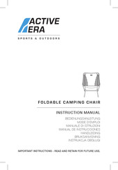 Active Era CF-01BU Manual De Instrucciones