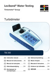 Tintometer Lovibond TB 350 Manual De Instrucciones