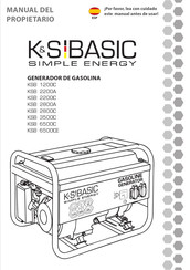 K&S BASIC KSB 6500CE Manual Del Propietário