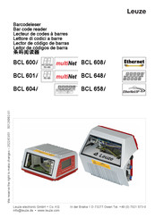 Leuze BCL 600i Manual De Instrucciones