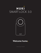 NUKI SMART LOCK 3.0 Manual De Instrucciones