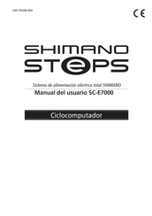 Shimano Steps SC-E7000 Manual Del Usuario