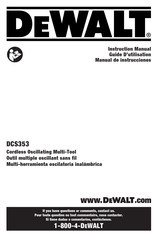 DeWalt DCS353 Manual De Instrucciones