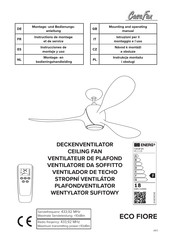 CasaFan ECO FIORE Instrucciones De Montaje Y Uso