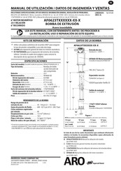 Ingersoll Rand ARO AF0623T Serie Manual De Utilización