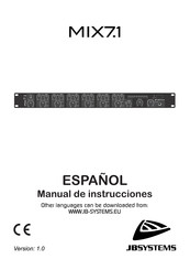 JB Systems MIX7.1 Manual De Instrucciones