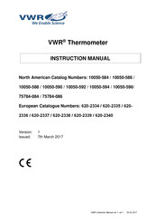VWR 75784-086 Manual Del Usuario