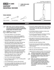 Uline SANITAIRE H-3480 Manual De Instrucciones