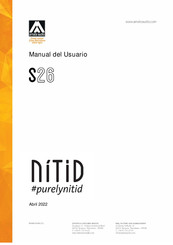 Amate Audio NITID S26 Manual Del Usuario