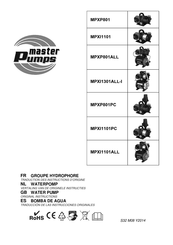 Master Pumps MPXP801ALL Traducción De Las Instrucciones Originales