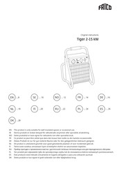 Frico Tiger TIG93 Manual De Instrucciones