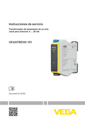 Vega TRENN 151 Instrucciones De Servicio