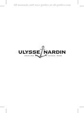 Ulysse Nardin UN-170 Manual De Instrucciones