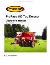 TYCROP ProPass 180 Top Dresser Manual Del Operador