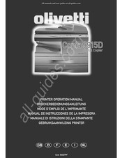 Olivetti Copia 9915D Manual De Instrucciones