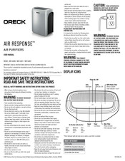 Oreck AIR RESPONSE WK16000 Manual Del Usuario