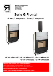 Rocal G Frontal Serie Manual De Caracteristicas, Instalacion Y Funcionamiento