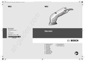 Bosch PDA 240 E Manual Original