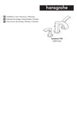 Hansgrohe Locarno 110 04813 Serie Instrucciones De Montaje / Manejo / Garantía