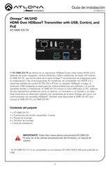 Panduit ATLONA AT-OME-EX-TX Guia De Instalacion