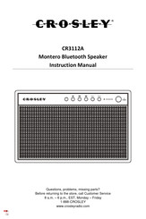 Crosley CR3112A Manual De Instrucciones