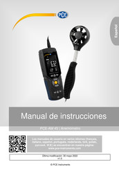 PCE Instruments PCE-AM 45 Manual De Instrucciones