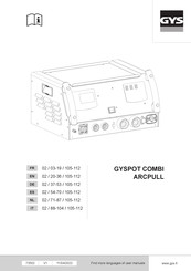GYS POT COMBI ARCPULL Manual De Instrucciones