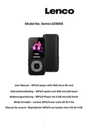 Lenco Xemio-659MIX Manual Del Usuario