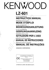 Kenwood LZ-601 Manual De Instrucciones