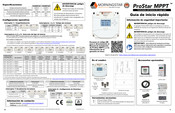 Morningstar ProStar MPPT Serie Guia De Inicio Rapido