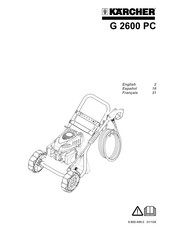 Kärcher G 2600 PC Manual De Instrucciones