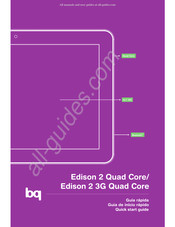 bq Edison 2 3G Quad Core Guía Rápida