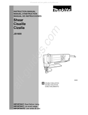 Makita JS1600 Manual De Instrucciones
