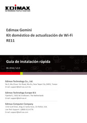 Edimax Gemini RE11 Guía De Instalación Rápida