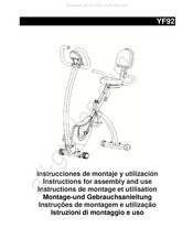 BH FITNESS YF92 Instrucciones De Montaje Y Utilización