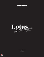 PROZIS LOTUS Manual Del Usuario